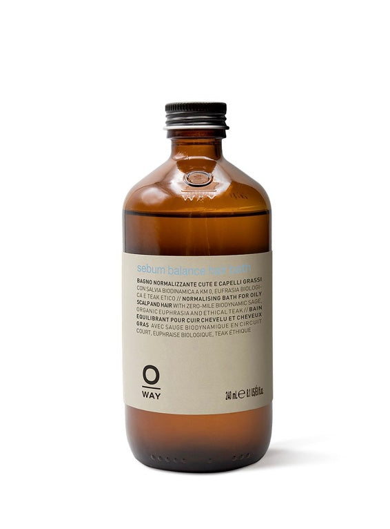 sebum balance hair bath